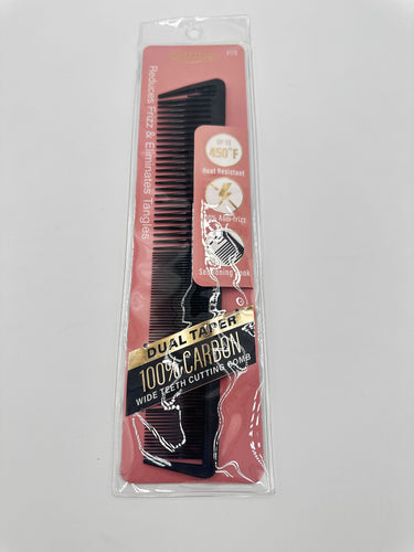 Annie 100% Carbon Cutting Comb – Heat Resistant 17 - ANNS BEAUTY SUPPLY